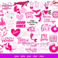 1700+ Love Pink Bundle Svg Png Dxf Eps