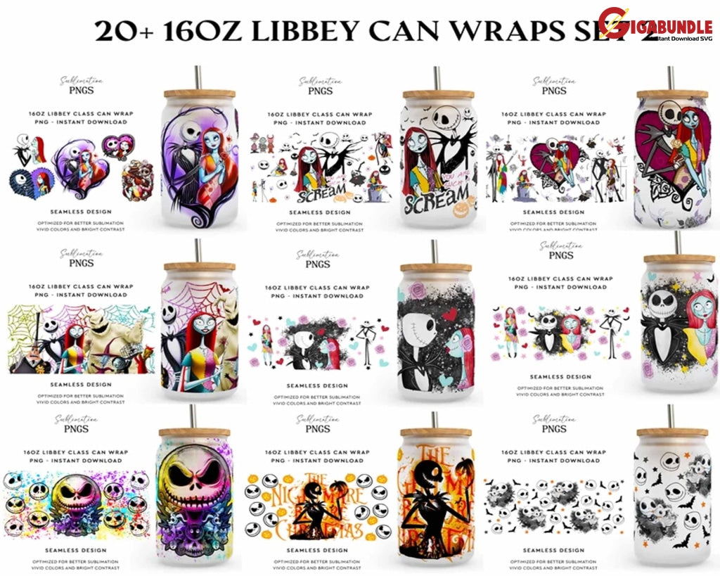 20+ Bundle 16Oz Libbey Can Cartoon Png Glass Can Wrap Libbey