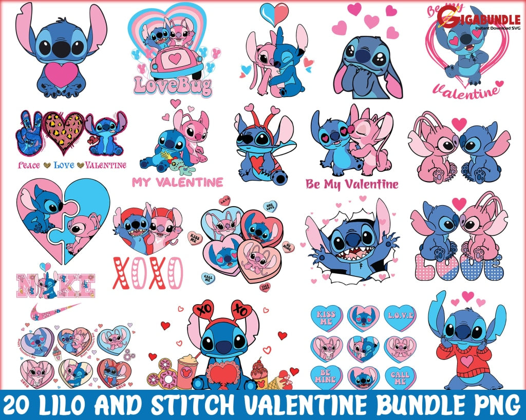 20+ Bundle Stitch Svg Angel And Love Valentines Stitch Love