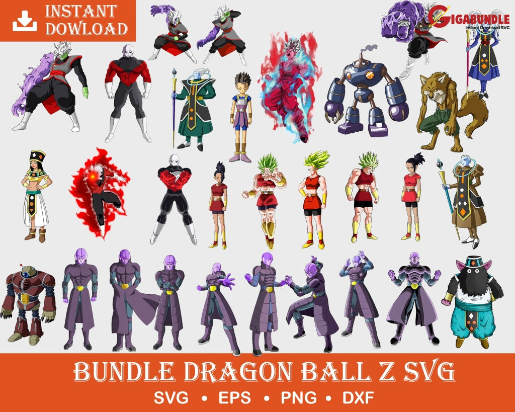 200+ Bundle Dragon Ball Bundle Svg Png Dxf Eps