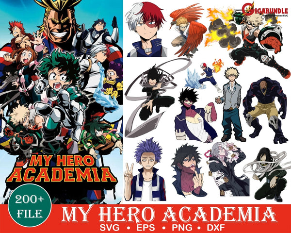 200+ My Hero Academia svg, hero academia bundle, my hero academia cutf ...