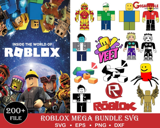 200+ Roblox Bundle Svg Png Dxf Eps