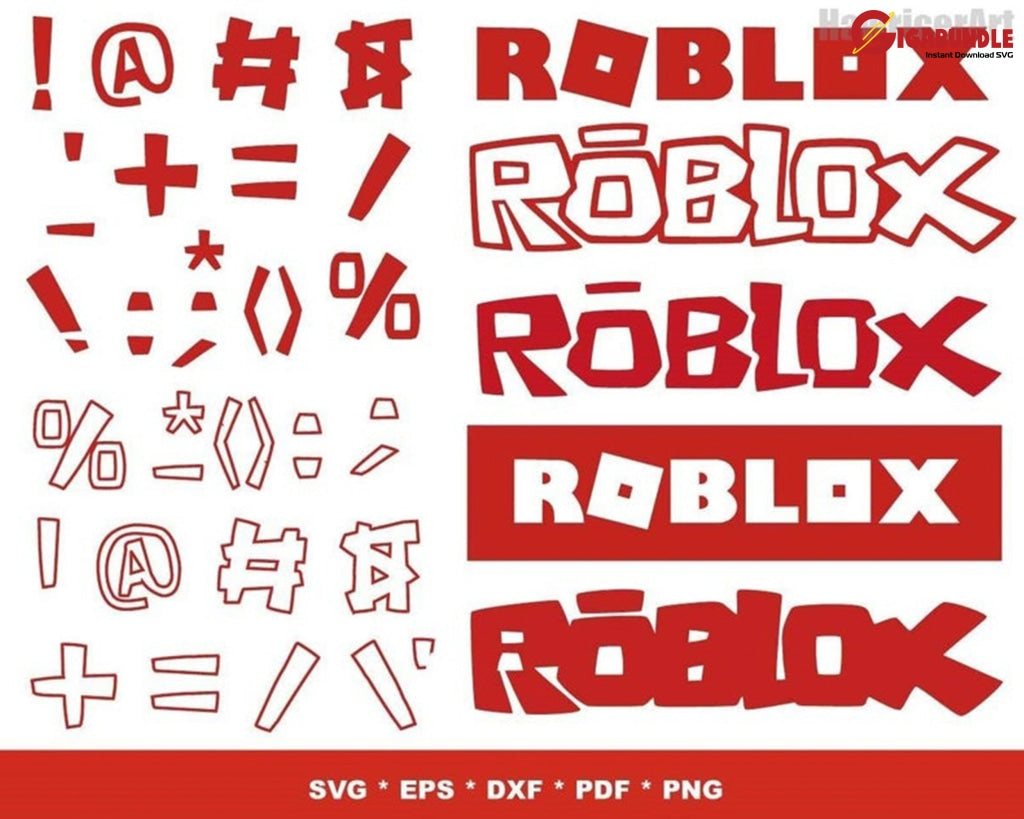 200+ Roblox Bundle Svg Png Dxf Eps