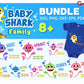 2000+ Baby Shark Bundle Svg Png Dxf Eps