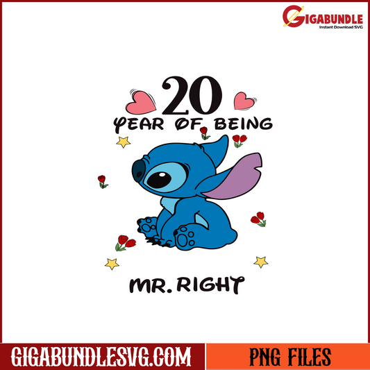 Stitch 20 Year of Being Mrs.Always Right