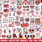 Disney Valentine Svg Happy Valentines Day Png File Bundle Cartoon Character Design Digital Download