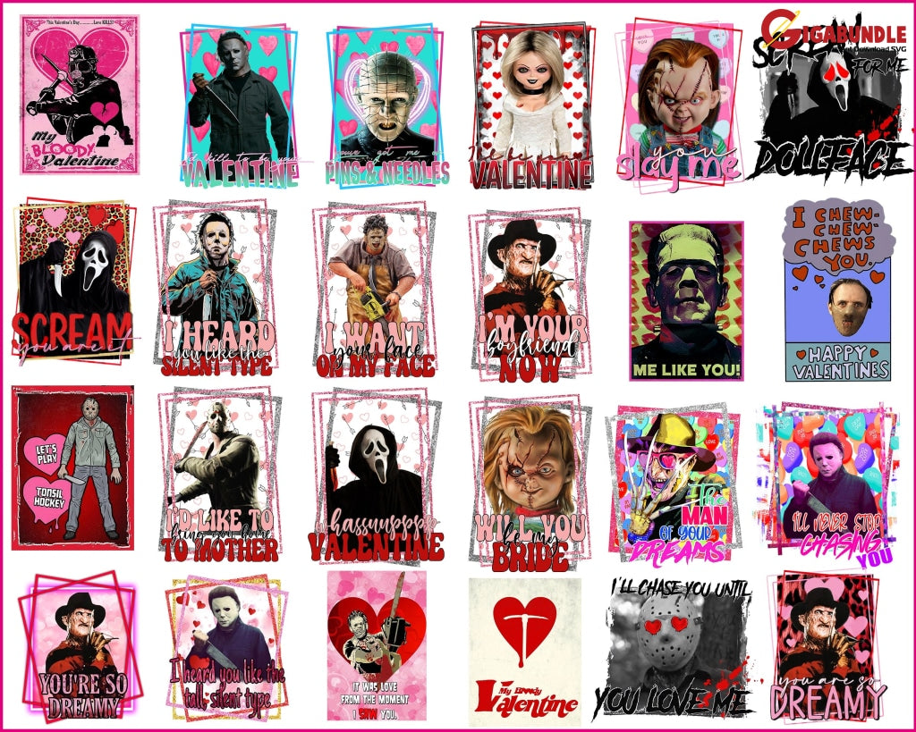 24+ Horror Valentine Png Valentines Day Character Png Funny Instant Download