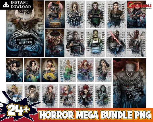 24+New Bundle Friends Horror Characters Png Happy Halloween Gift Movie Killers