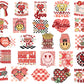 25 Retro Valentine Sublimation Bundle Valentines Day Png Png Be My Funny