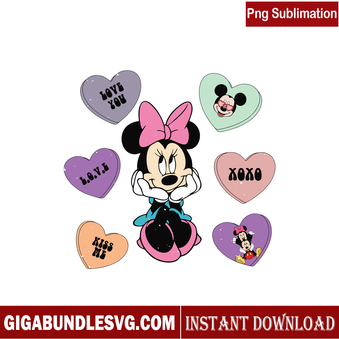 Minnie Mouse Valentine Svg