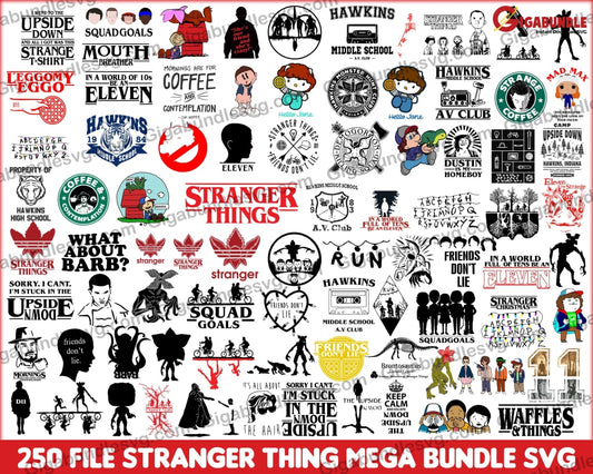 70 Stranger Things Inspired Tumbler Designs - PNG Files