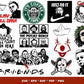 250+ Horror Movies Bundle Svg Png Dxf Eps