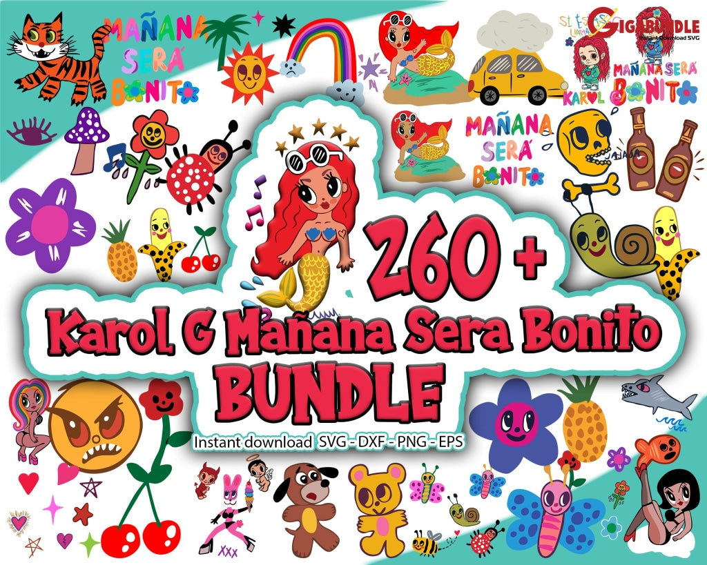 260+ Bundle Karol G Manana Sera Bonito Svg Files For Cricut Tomorrow Will Be Nice