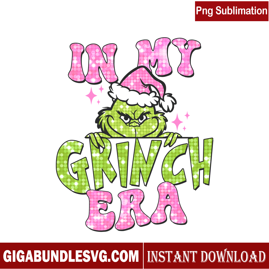 In My Blink Grinch Era PNG