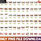 Halloween Coffee Png Bundle Tis The Season For Download Horror Movie Inspired