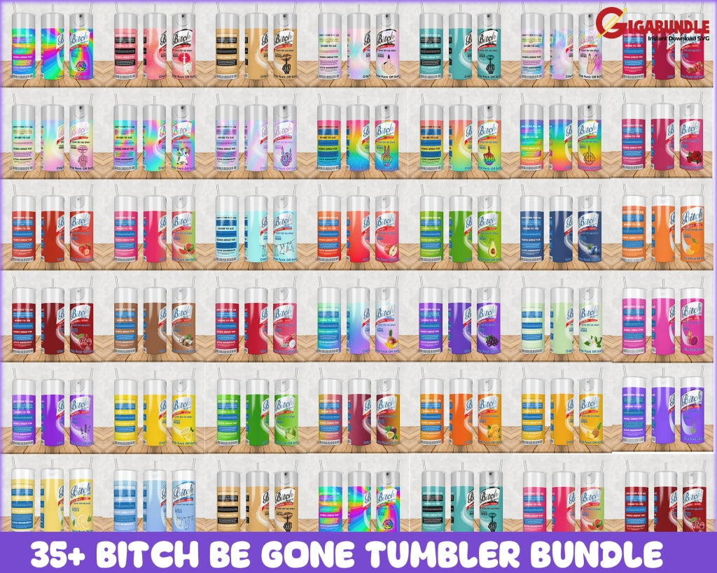 35+ Bundle Bitch Be Gone Png 20 Oz Straight Tumbler Spray Dont Try Me Designs Lysol Bitch Spray