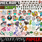 350+ Minecraft Bundle Svg Png Dxf Eps