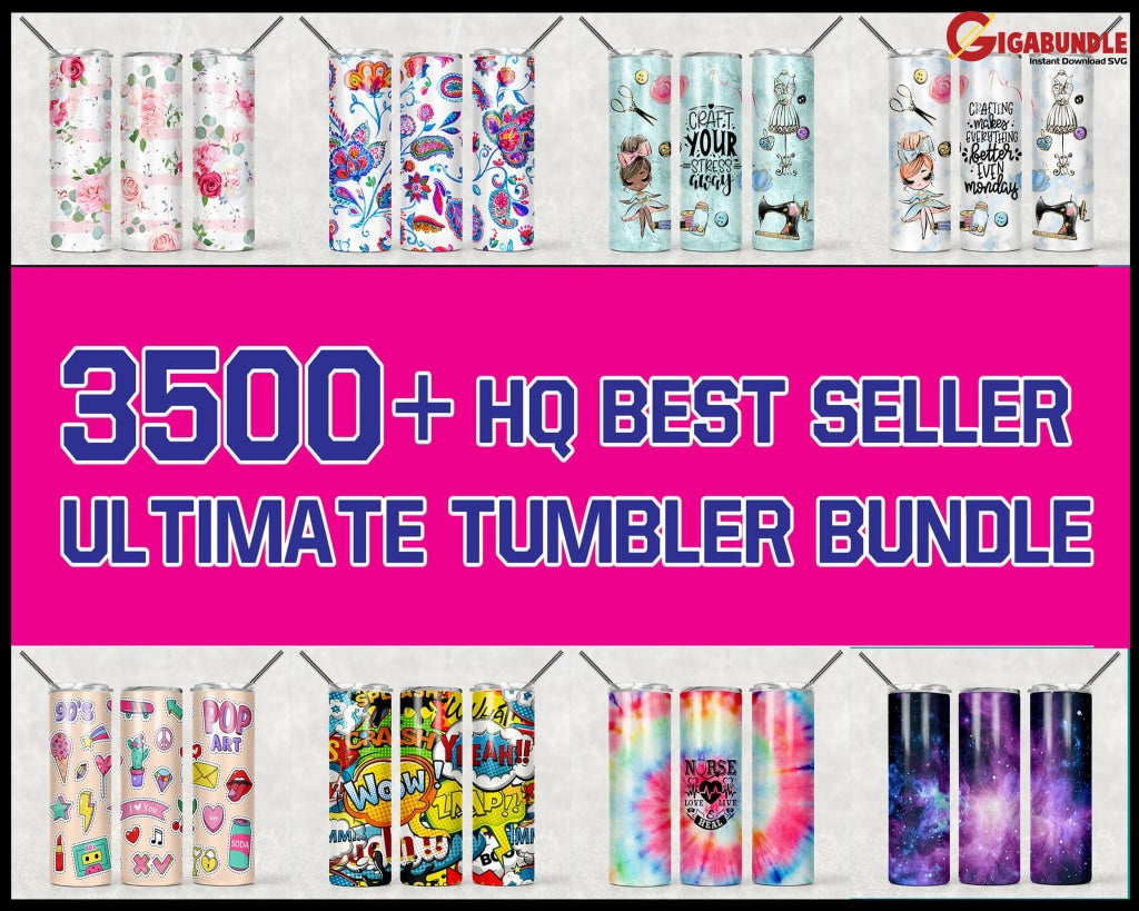 3500+ HQ Best Seller Ultimate Tumbler bundle, Tumbler Bundle Design, S ...