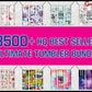 3500+ Hq Best Seller Ultimate Tumbler Bundle Bundle Design Sublimation 20Oz Skinny
