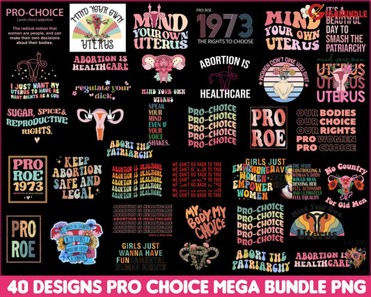 40 Design Pro Choice Mega Bundle Svg- Instant Download