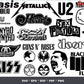 400+ Rock Band Logo Bundle Svg Png Dxf Eps