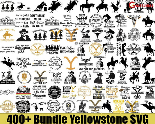 400+ Yellowstone Svg Png Bundle Huge Beth Dutton Svg Ranch Rip Tv Shows Png