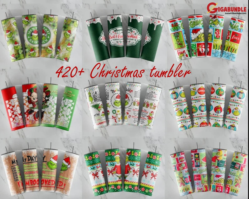 420+ Christmas Tumbler Sublimation Designs Downloads / Collage Tumbler Wrap -20 Oz Sublimation -Png