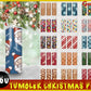 460+Christmas Tumbler 20 Oz Skinny Christmas Sublimation Designs Full Wrap Digital Downloads