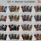 50+ Designs Horror Tumbler Wraps For 20 Oz Sublimation Bundle Halloween Tumbler Characters Wrap Easy