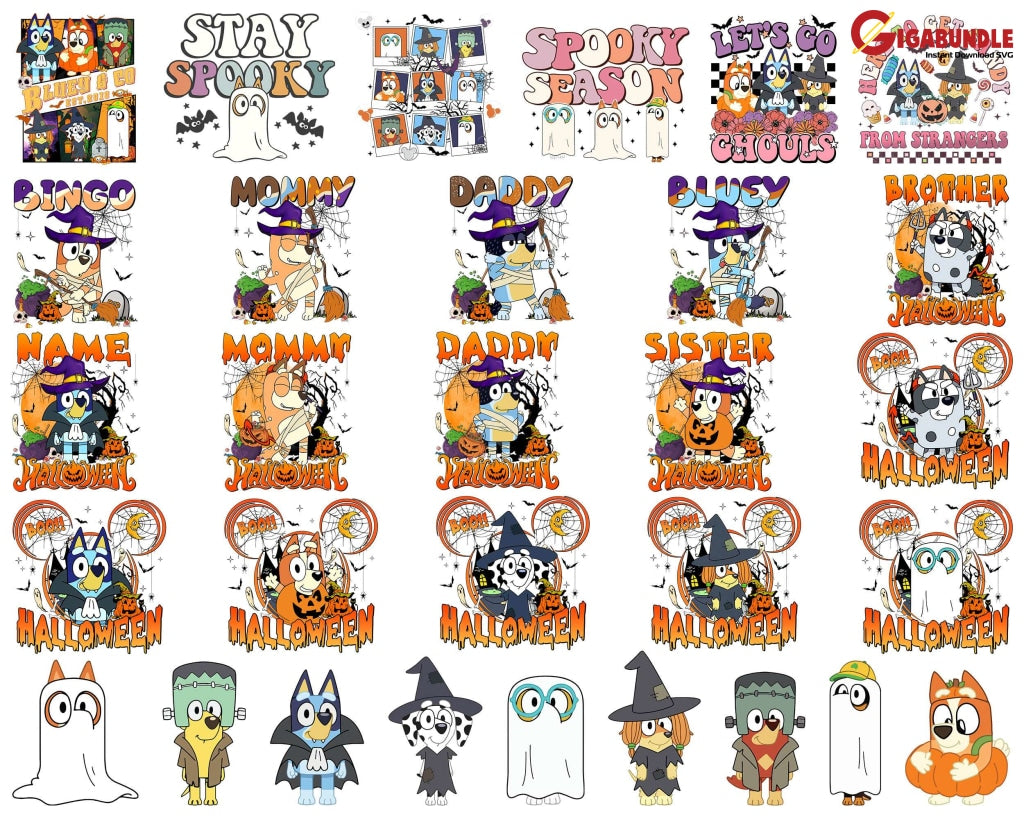 60+ Bluey Halloween Png Png Easy Download