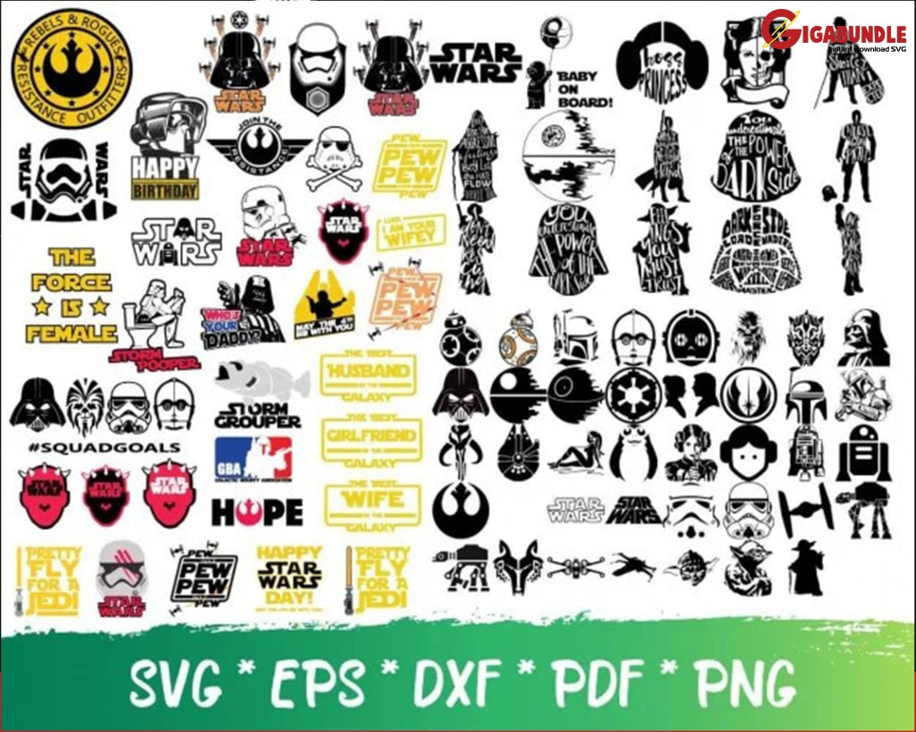 600+ Baby Yoda Bundle Svg Png Dxf Eps