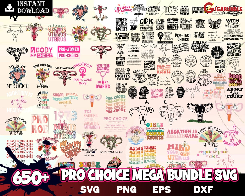 650+ Design Pro Choice Mega Bundle Svg- Instant Download