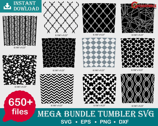 650+ Tumbler Bundle Design Sublimation Bundle 20Oz Skinny