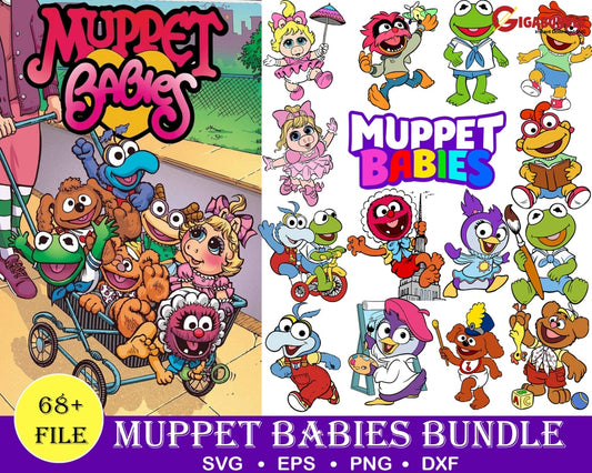 68+ Bundle Muppets Babies Svg Cut File File Silhouette Printable Clipart