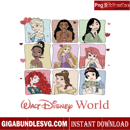 Walt Disney Princess World PNG