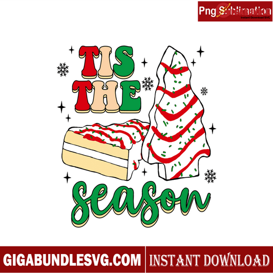 Tis The Season Debbie Cakes PNG