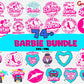 74+ Barbie Svg Bundle Pink Doll Girl Svg- Instant Download