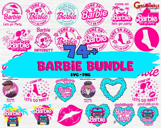 74+ Barbie Svg Bundle Pink Doll Girl Svg- Instant Download