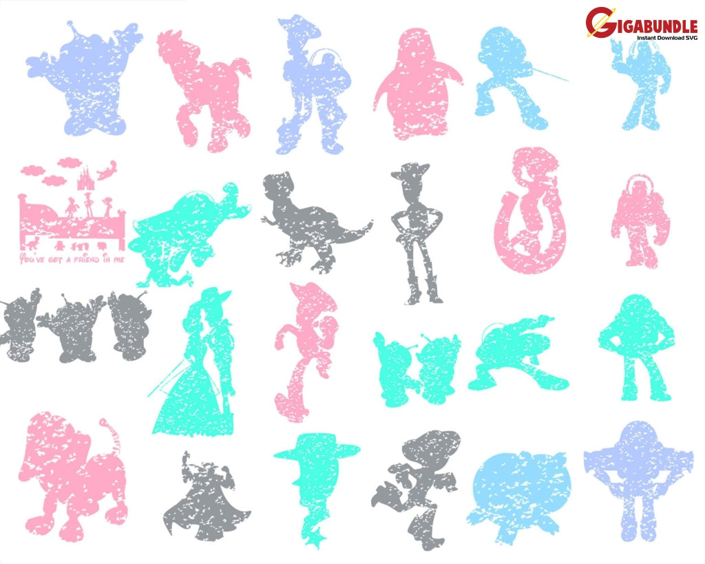 750+ Toy Story Bundle Svg Png Dxf Eps