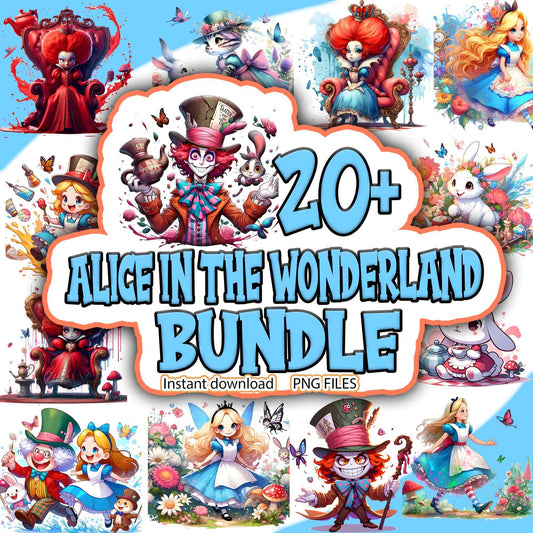 Alice In The Wonderland Bundle Png
