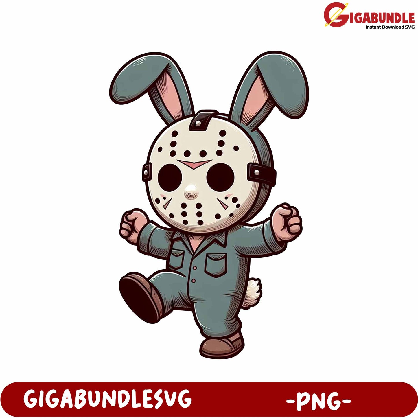 Adorable Bunny Costume Character PNG for Fun Designs