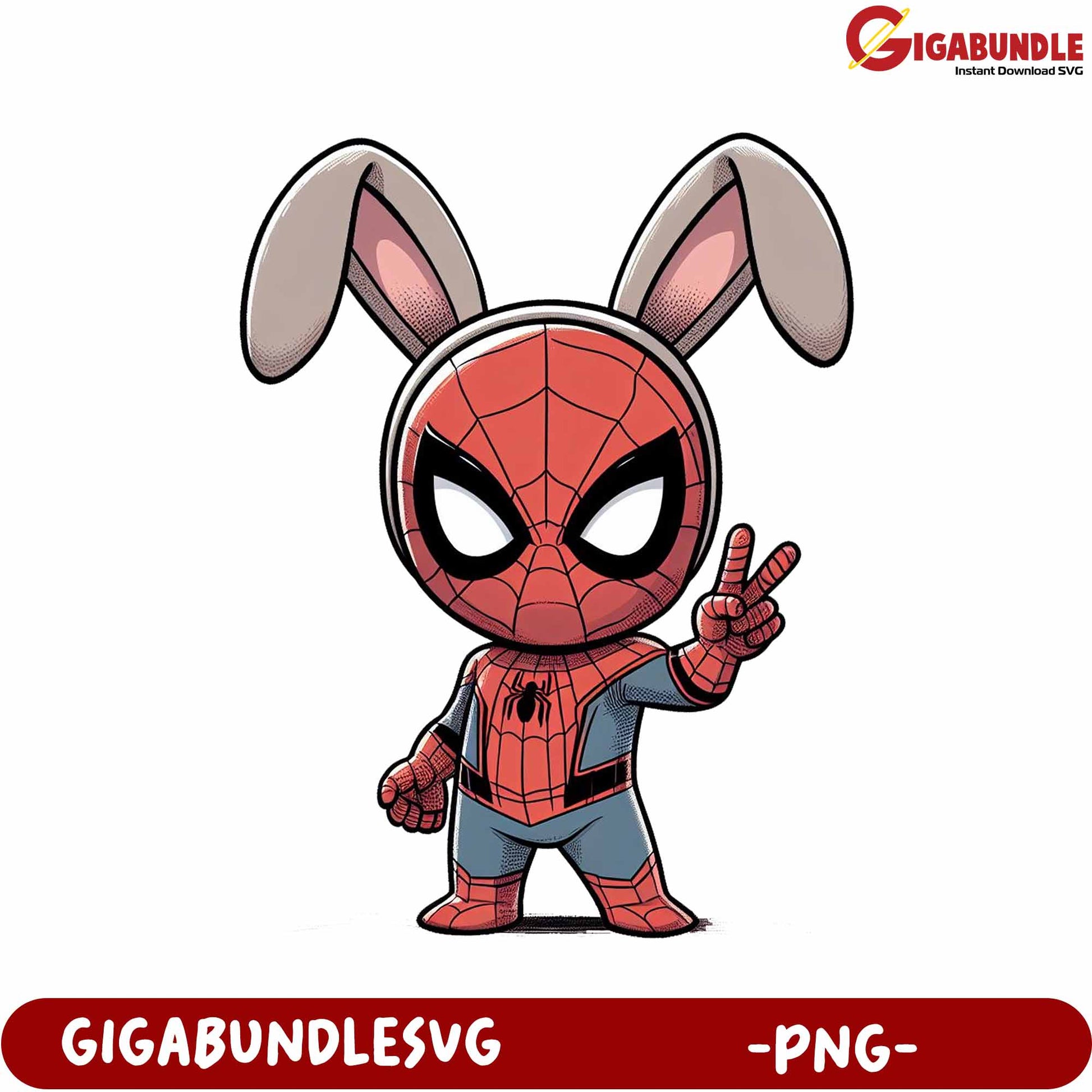 Adorable Bunny Spider Character PNG Download for Kids' Fun