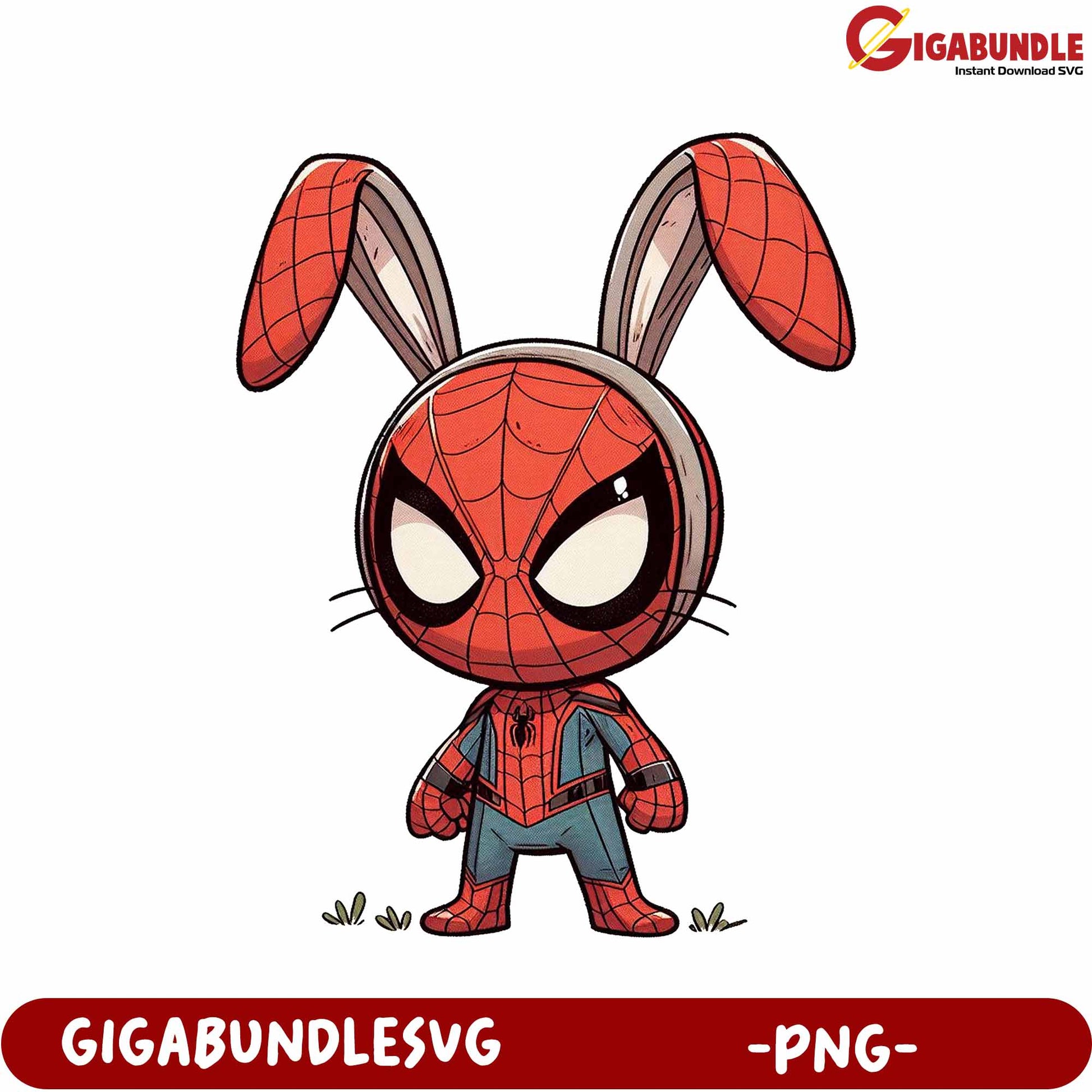 Adorable Bunny Spider Character PNG for Fun Designs