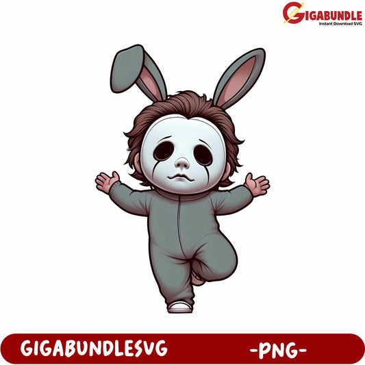 Adorable Cartoon Bunny Character PNG for Creative Projects