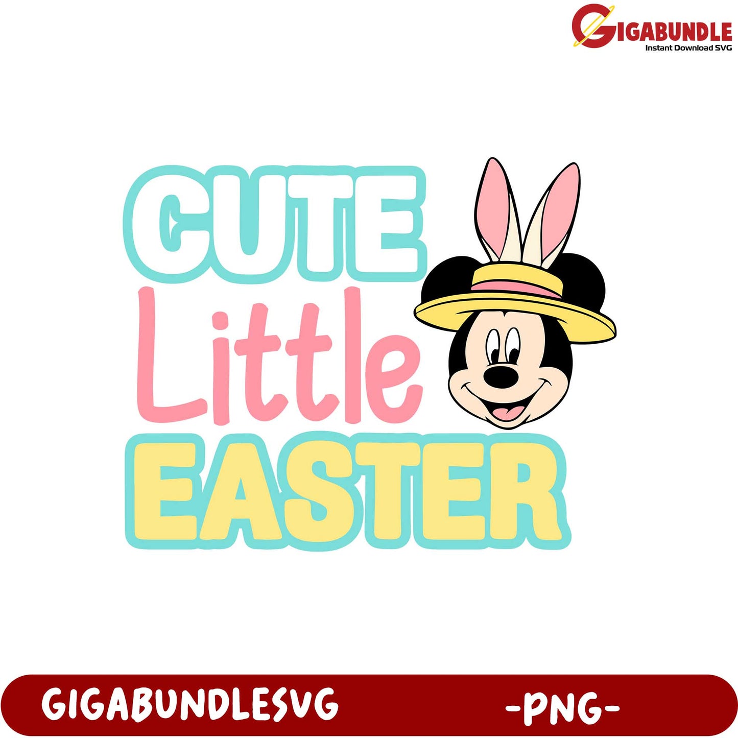 Adorable Cute Little Easter PNG Design for Spring Celebrations