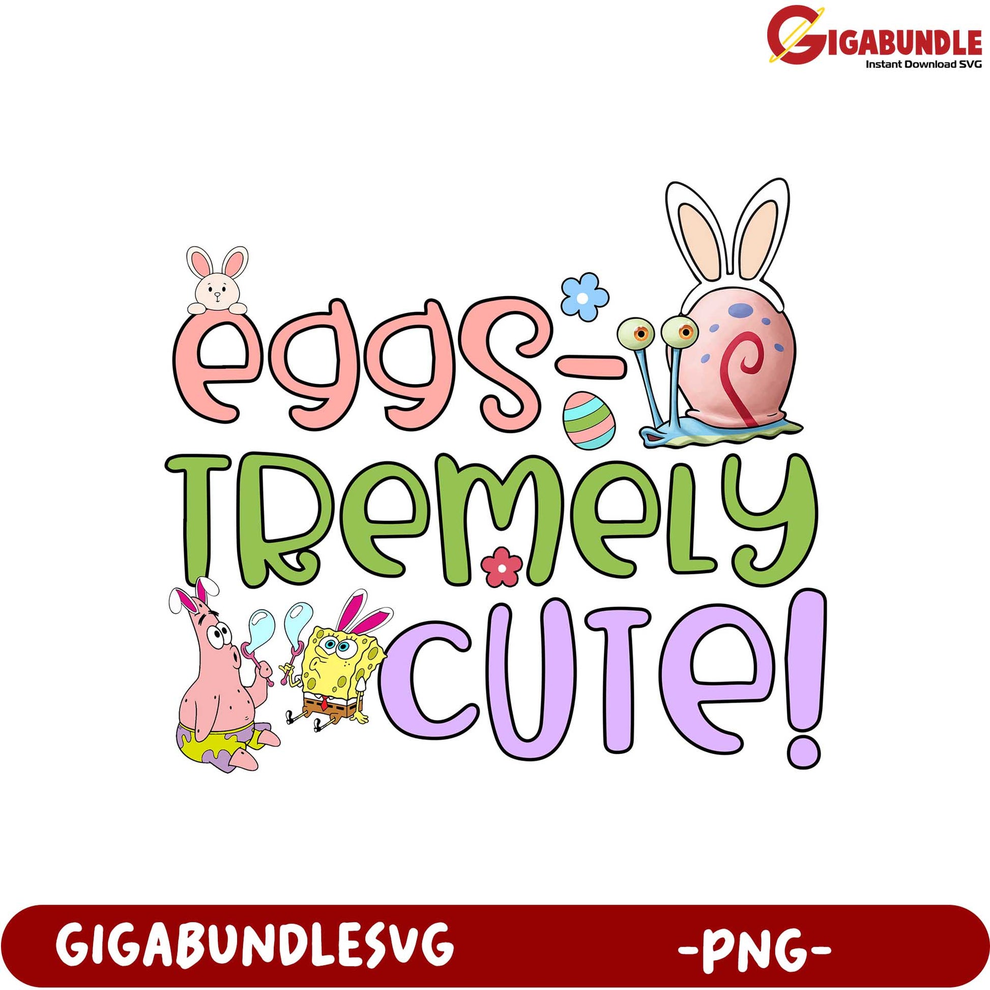 Adorable Eggs-Tremely Cute PNG Design for Easter Crafts