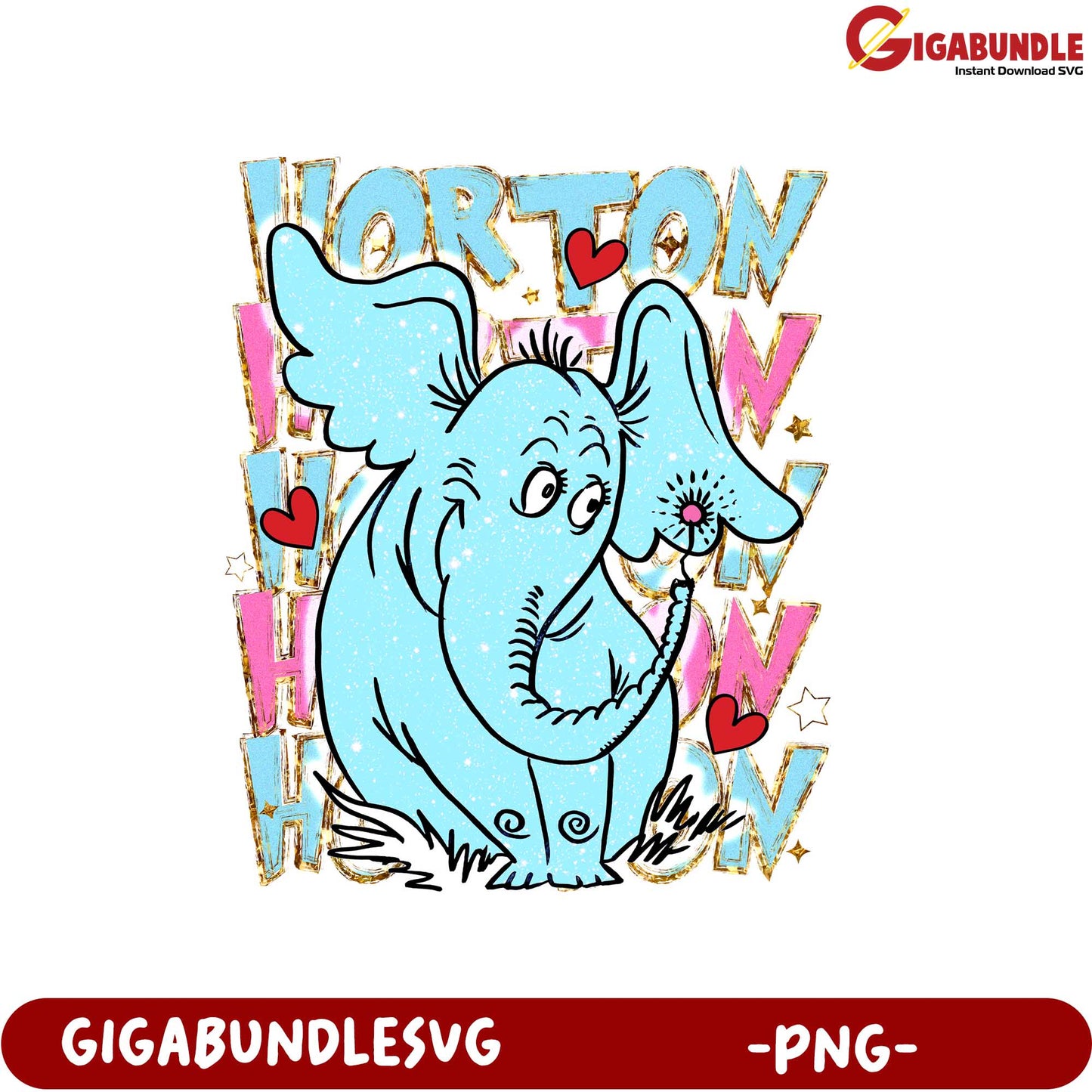 Adorable Horton the Elephant PNG Art for Fun Kids' Projects