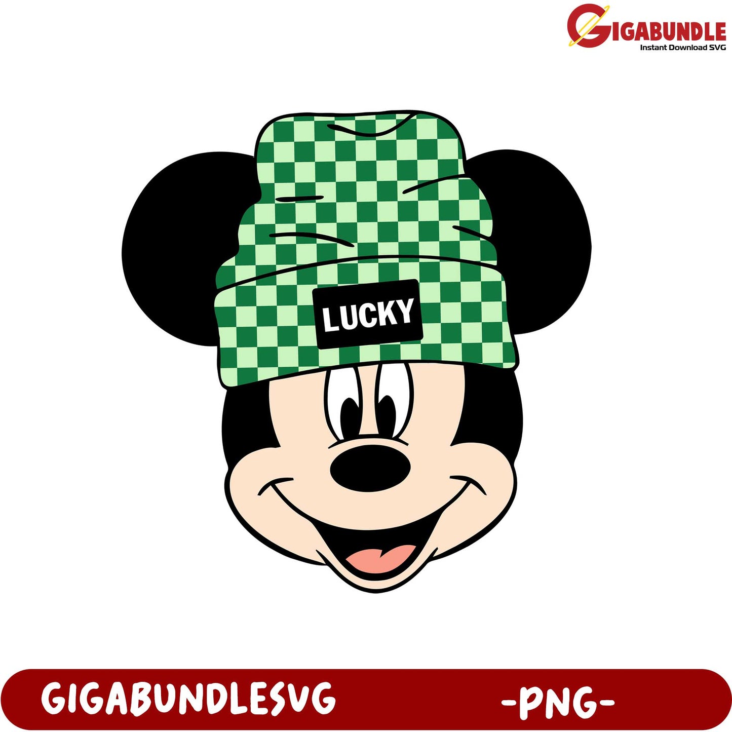 Adorable Lucky Mickey Mouse PNG for Fun Crafts and Designs