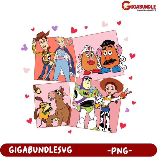 Adorable Toy Story PNG Clipart for Kids - Instant Download Fun!