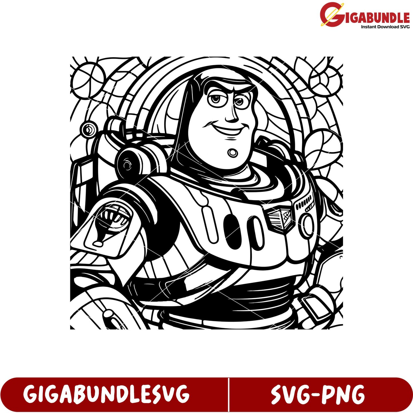 Adventure Ready Buzz Lightyear SVG Art for Crafting and Design